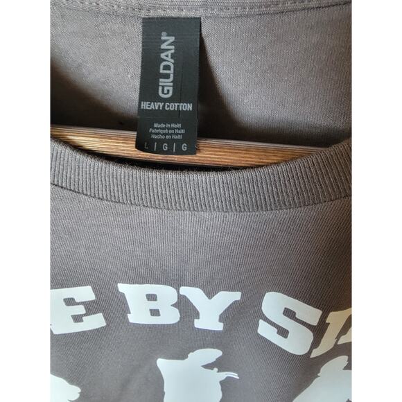 side by side   band   t shirt size large asphalt gray - Picture 2 of 2